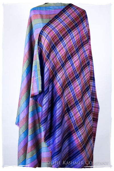 The Edinburgh - Handloom Cashmere Reversible Grand Shawl