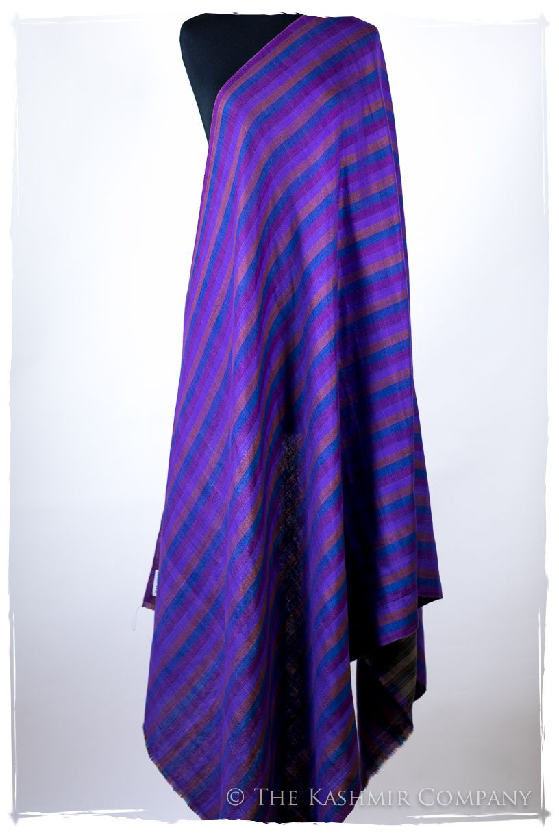 The MacLain - Handloom Cashmere Reversible Grand Shawl