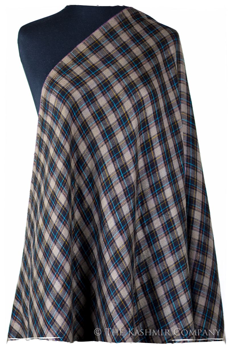 The MacLain - Handloom Cashmere Reversible Grand Shawl
