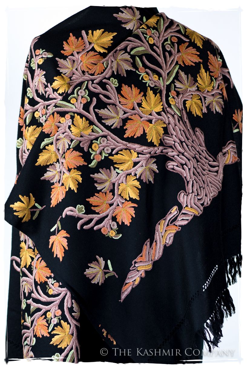 érable de la Vie Autumn Antiquaires Shawl