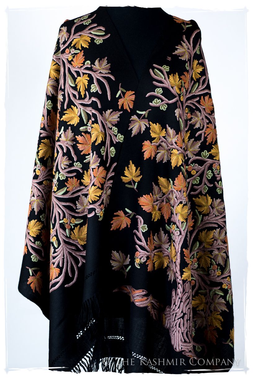 érable de la Vie Autumn Antiquaires Shawl