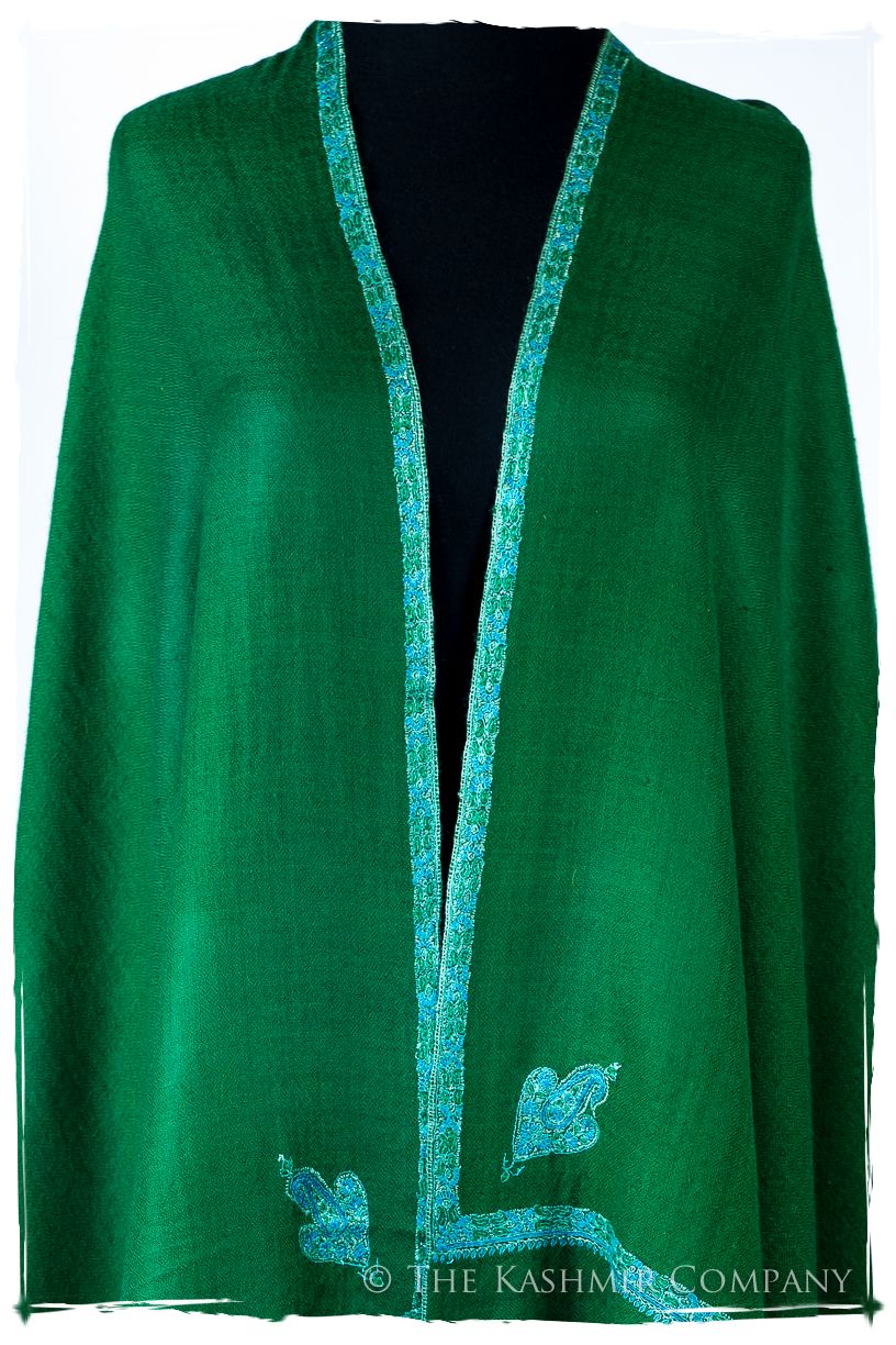 Frontière Orient Jade L'amour Soft Cashmere Scarf/Shawl