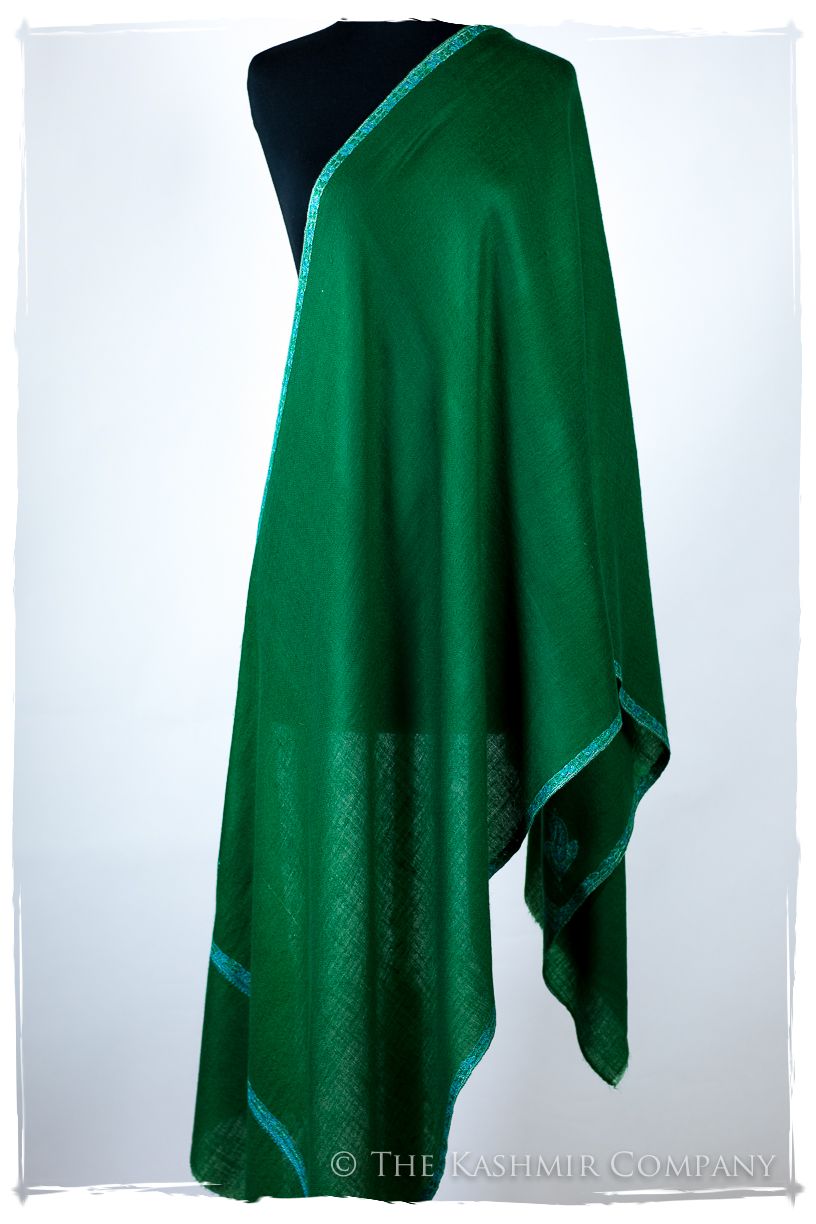 Frontière Orient Jade L'amour Soft Cashmere Scarf/Shawl