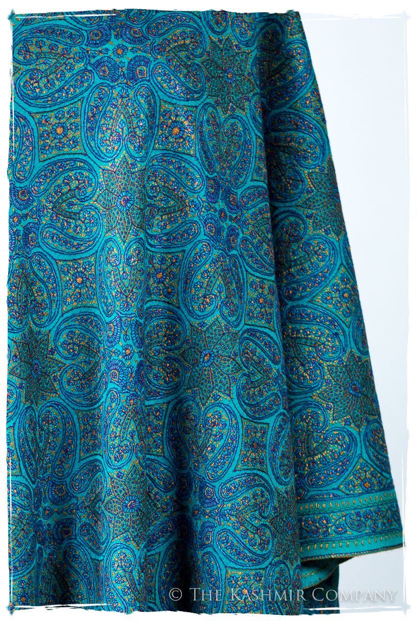 Amélie Jama de'Laine Sozni Paisley Orient Shawl