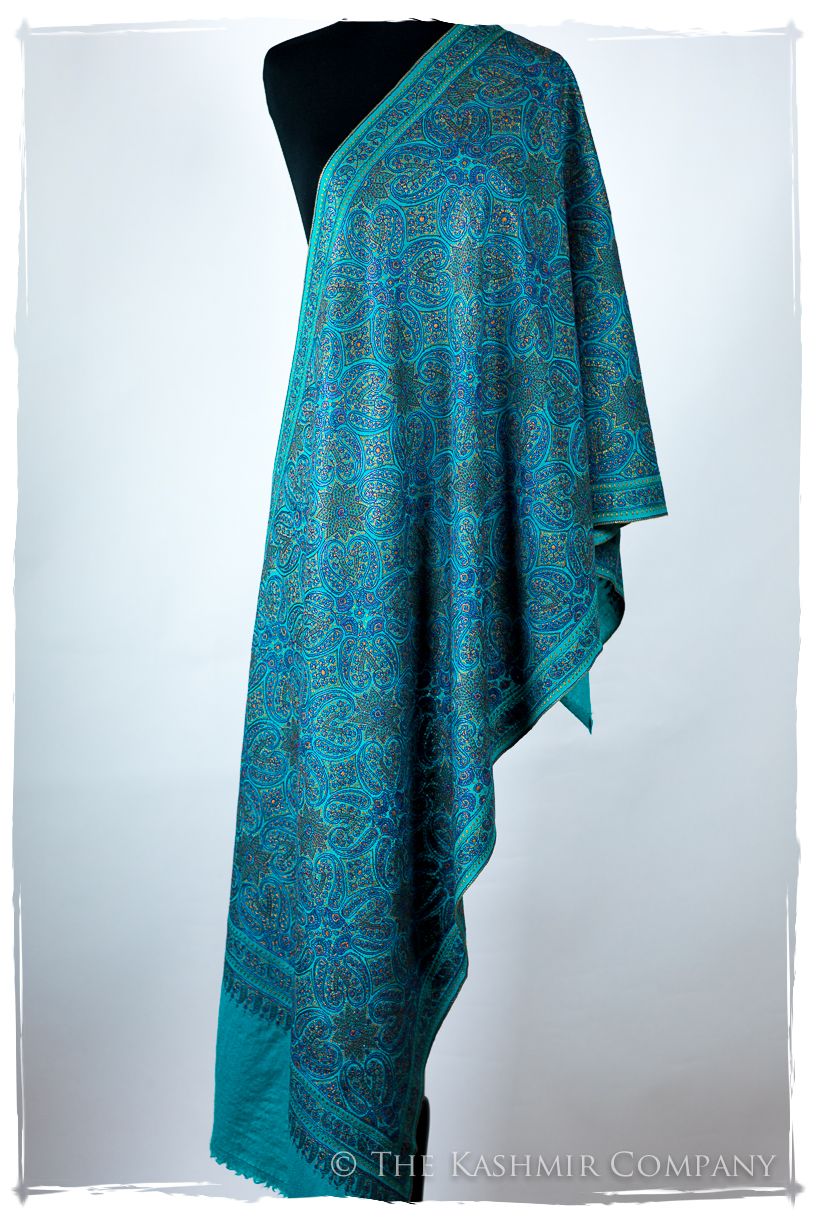 Amélie Jama de'Laine Sozni Paisley Orient Shawl