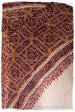 Sarah Jama de'Laine Sozni Paisley Orient Shawl