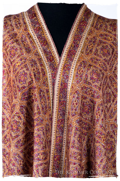 Sarah Jama de'Laine Sozni Paisley Orient Shawl