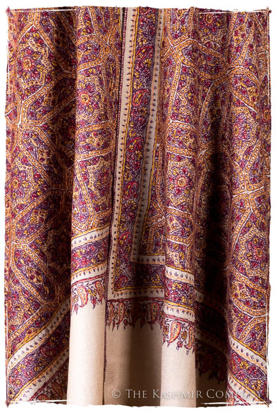 Sarah Jama de'Laine Sozni Paisley Orient Shawl