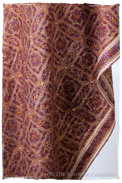 Sarah Jama de'Laine Sozni Paisley Orient Shawl