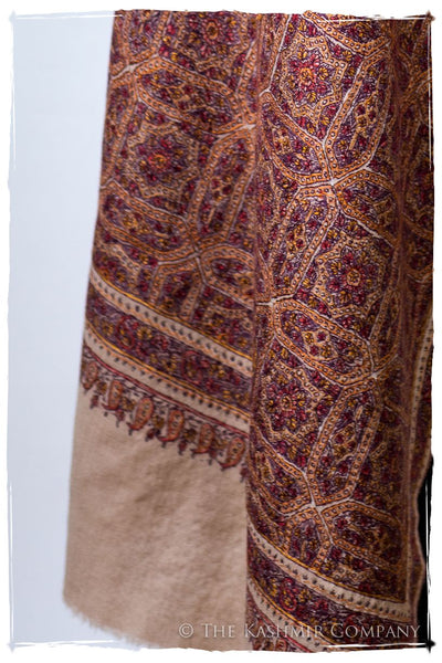 Sarah Jama de'Laine Sozni Paisley Orient Shawl