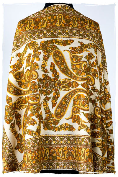 Trois Frontières Bavarois d'orient Royale Antiquaires Shawl