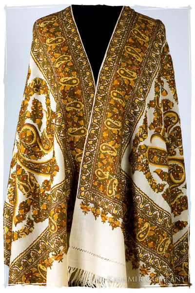 Trois Frontières Bavarois d'orient Royale Antiquaires Shawl