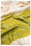 Rossella Paisley Frontière Pashmina Cashmere Scarf