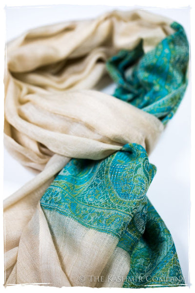 Serafina Paisley Frontière Pashmina Cashmere Scarf