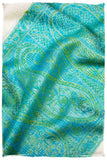 Serafina Paisley Frontière Pashmina Cashmere Scarf