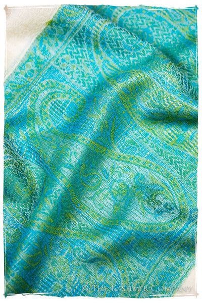 Serafina Paisley Frontière Pashmina Cashmere Scarf