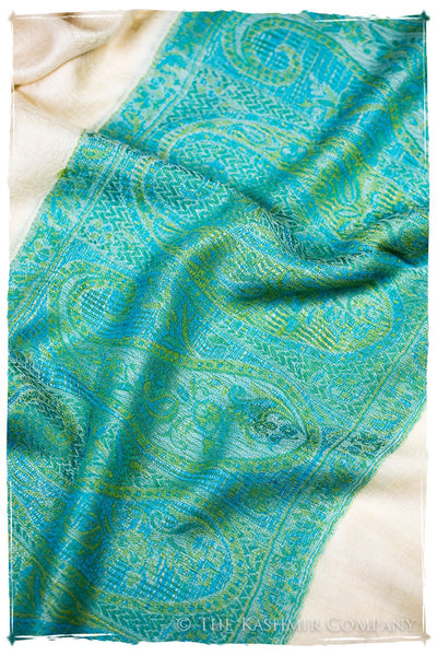 Serafina Paisley Frontière Pashmina Cashmere Scarf