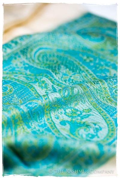 Serafina Paisley Frontière Pashmina Cashmere Scarf