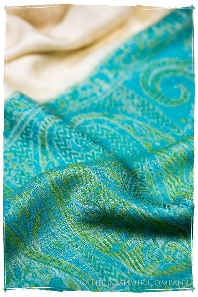 Serafina Paisley Frontière Pashmina Cashmere Scarf