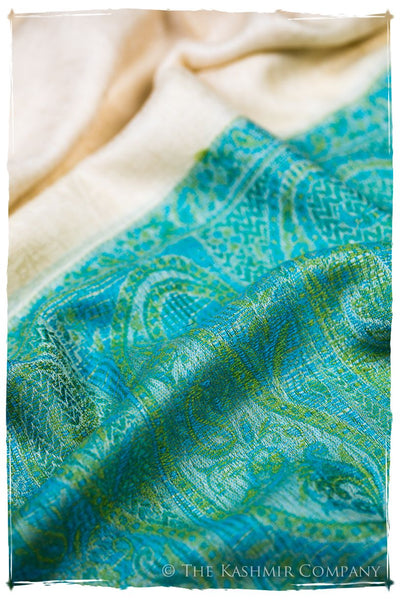 Serafina Paisley Frontière Pashmina Cashmere Scarf