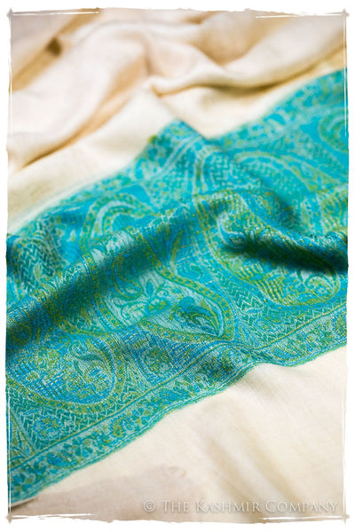 Serafina Paisley Frontière Pashmina Cashmere Scarf