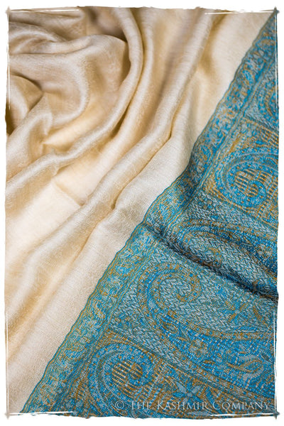 Tiziana Paisley Frontière Pashmina Cashmere Scarf