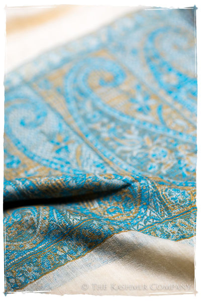 Tiziana Paisley Frontière Pashmina Cashmere Scarf