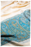 Tiziana Paisley Frontière Pashmina Cashmere Scarf