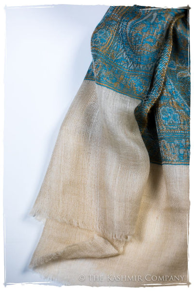 Tiziana Paisley Frontière Pashmina Cashmere Scarf