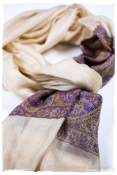 Tonina Paisley Frontière Pashmina Cashmere Scarf