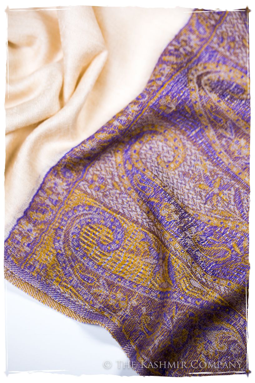 Tonina Paisley Frontière Pashmina Cashmere Scarf