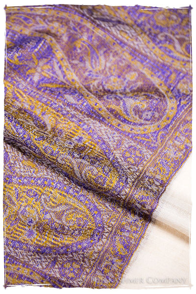 Tonina Paisley Frontière Pashmina Cashmere Scarf