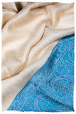 Vanna Paisley Frontière Pashmina Cashmere Scarf