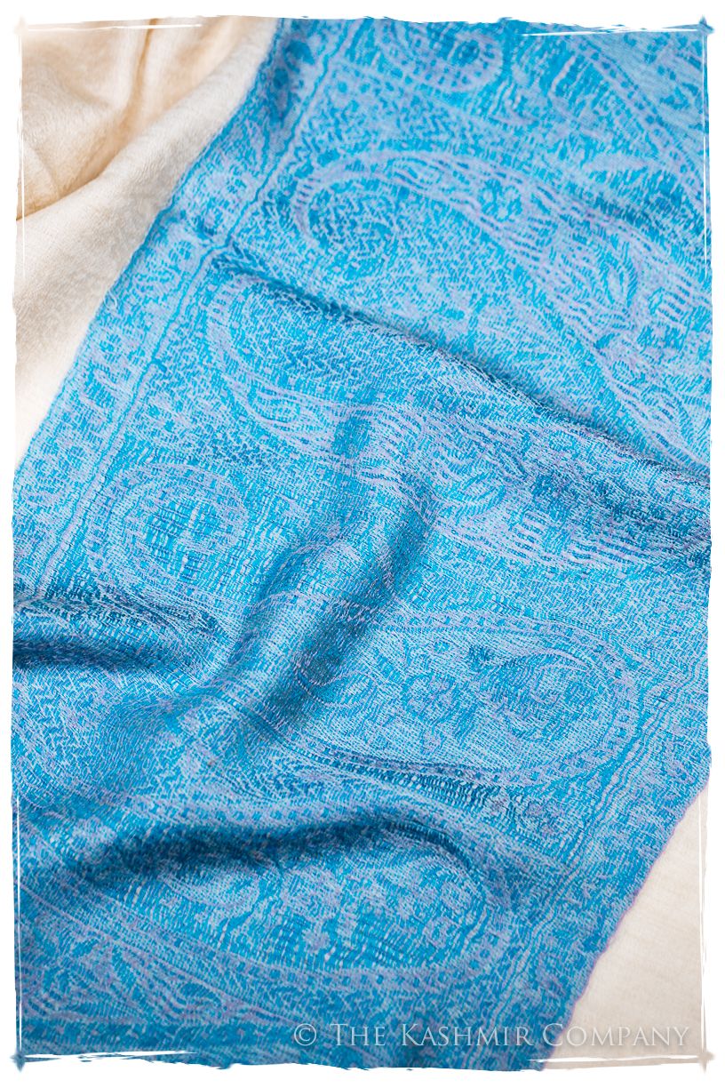 Vanna Paisley Frontière Pashmina Cashmere Scarf