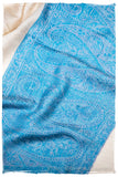 Vanna Paisley Frontière Pashmina Cashmere Scarf