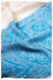 Vanna Paisley Frontière Pashmina Cashmere Scarf