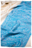 Vanna Paisley Frontière Pashmina Cashmere Scarf
