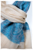Vanna Paisley Frontière Pashmina Cashmere Scarf