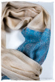 Vanna Paisley Frontière Pashmina Cashmere Scarf