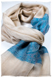 Vanna Paisley Frontière Pashmina Cashmere Scarf