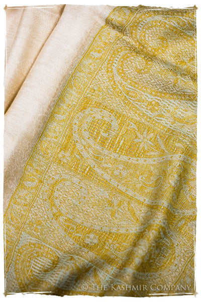 Zaynab Paisley Frontière Pashmina Cashmere Scarf