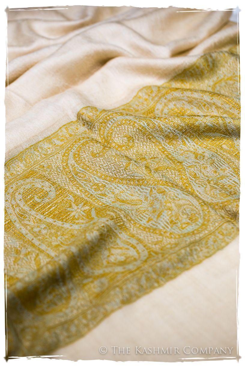 Zaynab Paisley Frontière Pashmina Cashmere Scarf