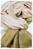 Zaynab Paisley Frontière Pashmina Cashmere Scarf