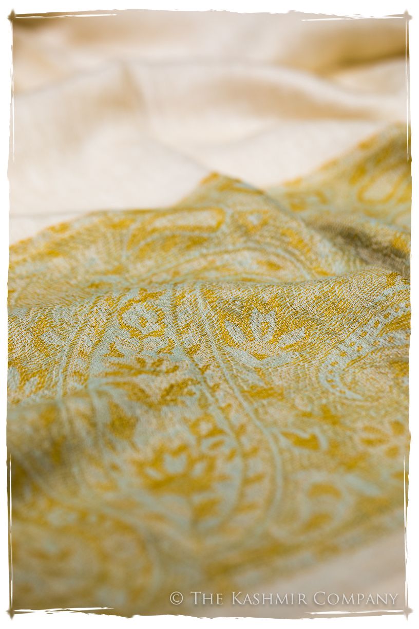 Zineb Paisley Frontière Pashmina Cashmere Scarf