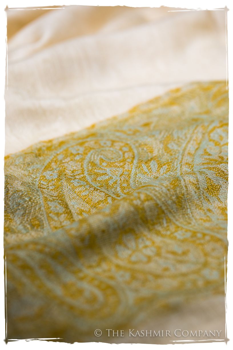 Zineb Paisley Frontière Pashmina Cashmere Scarf