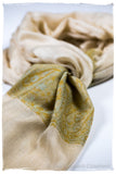 Zineb Paisley Frontière Pashmina Cashmere Scarf