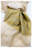 Zineb Paisley Frontière Pashmina Cashmere Scarf