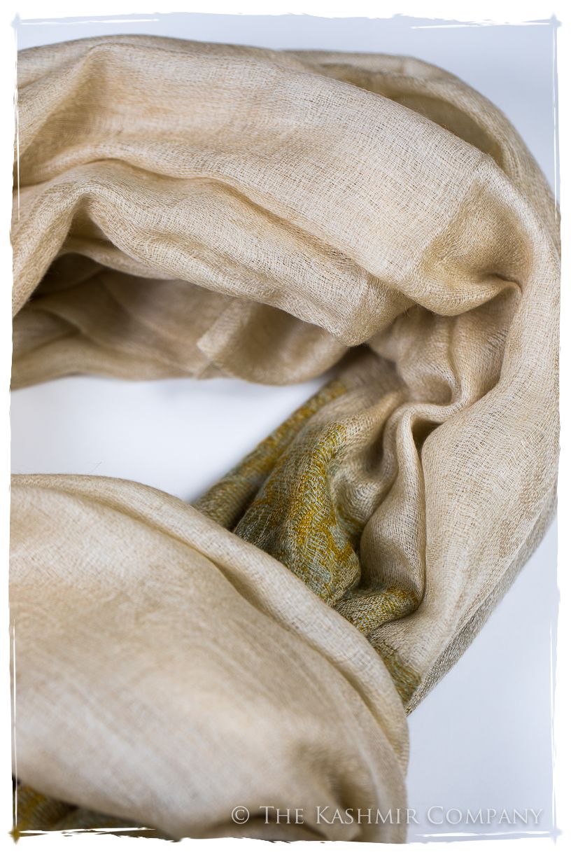 Zineb Paisley Frontière Pashmina Cashmere Scarf