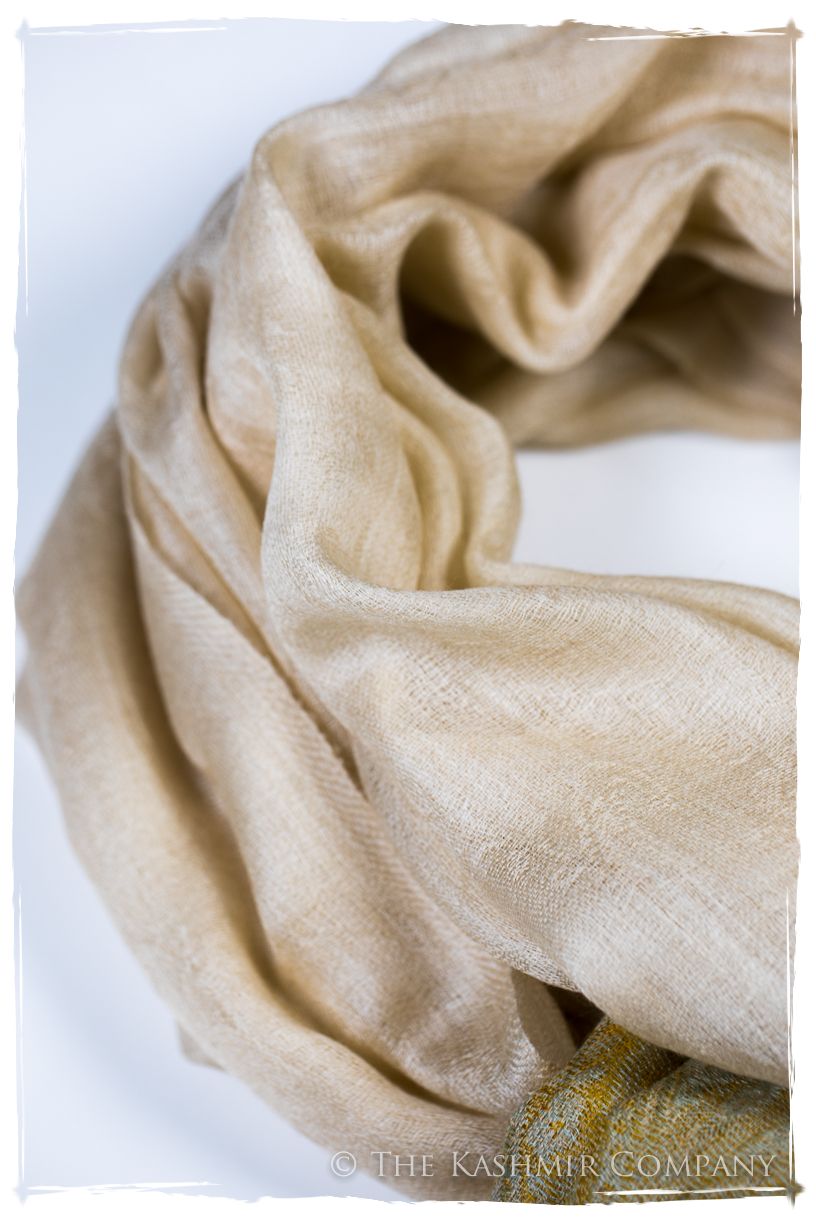 Zineb Paisley Frontière Pashmina Cashmere Scarf