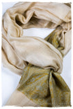 Zineb Paisley Frontière Pashmina Cashmere Scarf